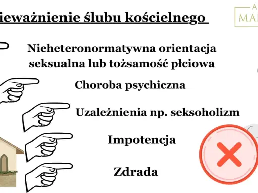 Unieważnienie ślubu kościelnego: orientacja, choroba, uzależnienia, impotencja, zdrada. Adwokat Marta Wnuk.