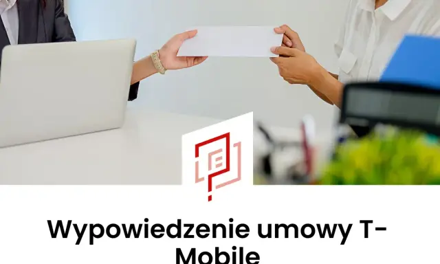 Przekazanie dokumentu, symbolizujące odstąpienie od umowy T-Mobile.