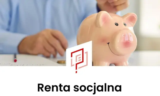 Renta socjalna dla osób z niepełnosprawnościami. Dłoń wrzuca monetę do świnki skarbonki.