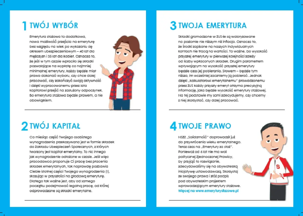 Emerytura stażowa to prawo, nie obowiązek. Dowiedz się, co z emeryturami stażowymi i jak skorzystać z tej możliwości.