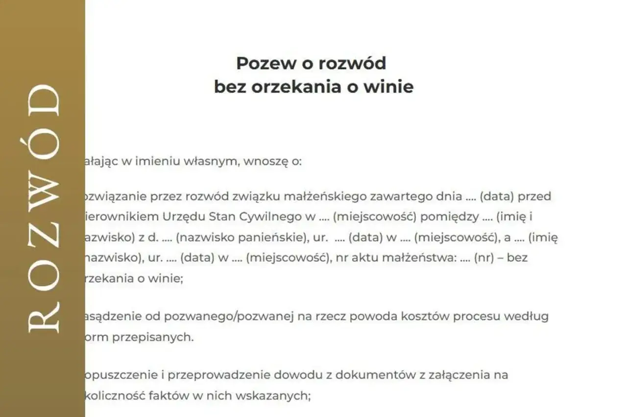 Rozwód bez orzekania o winie zalety